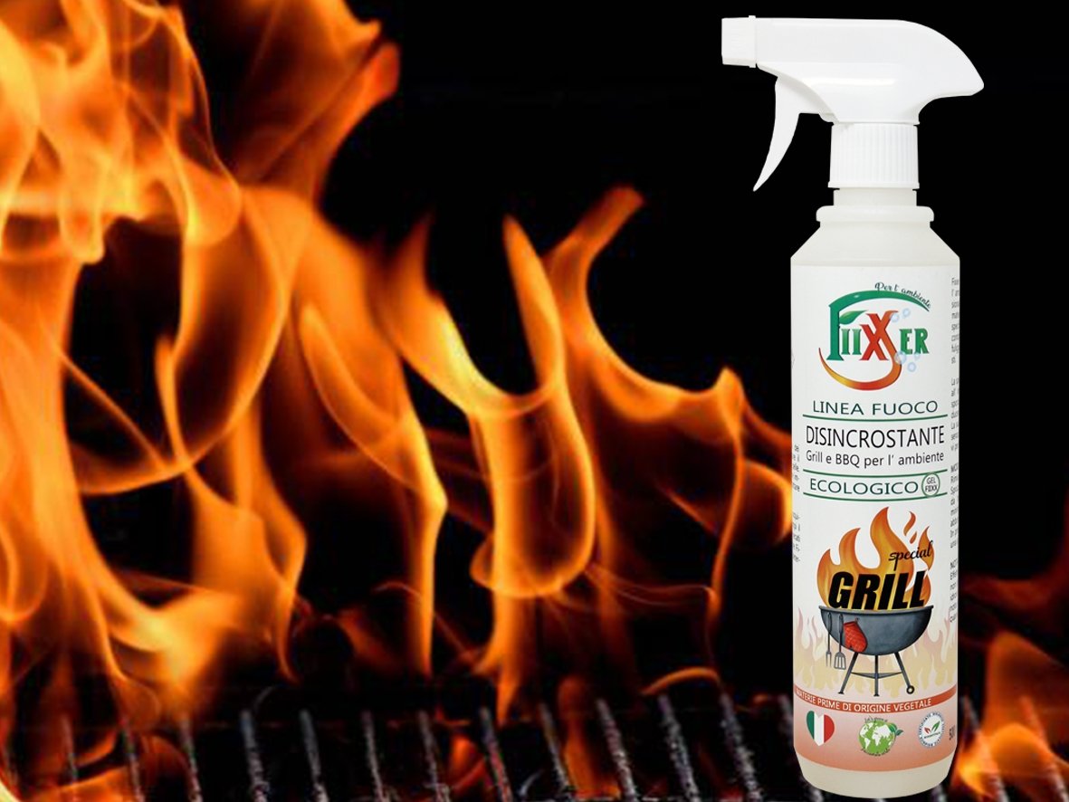 Disincrostante Grill e BBQ Ecologico Biologico Fiixxer