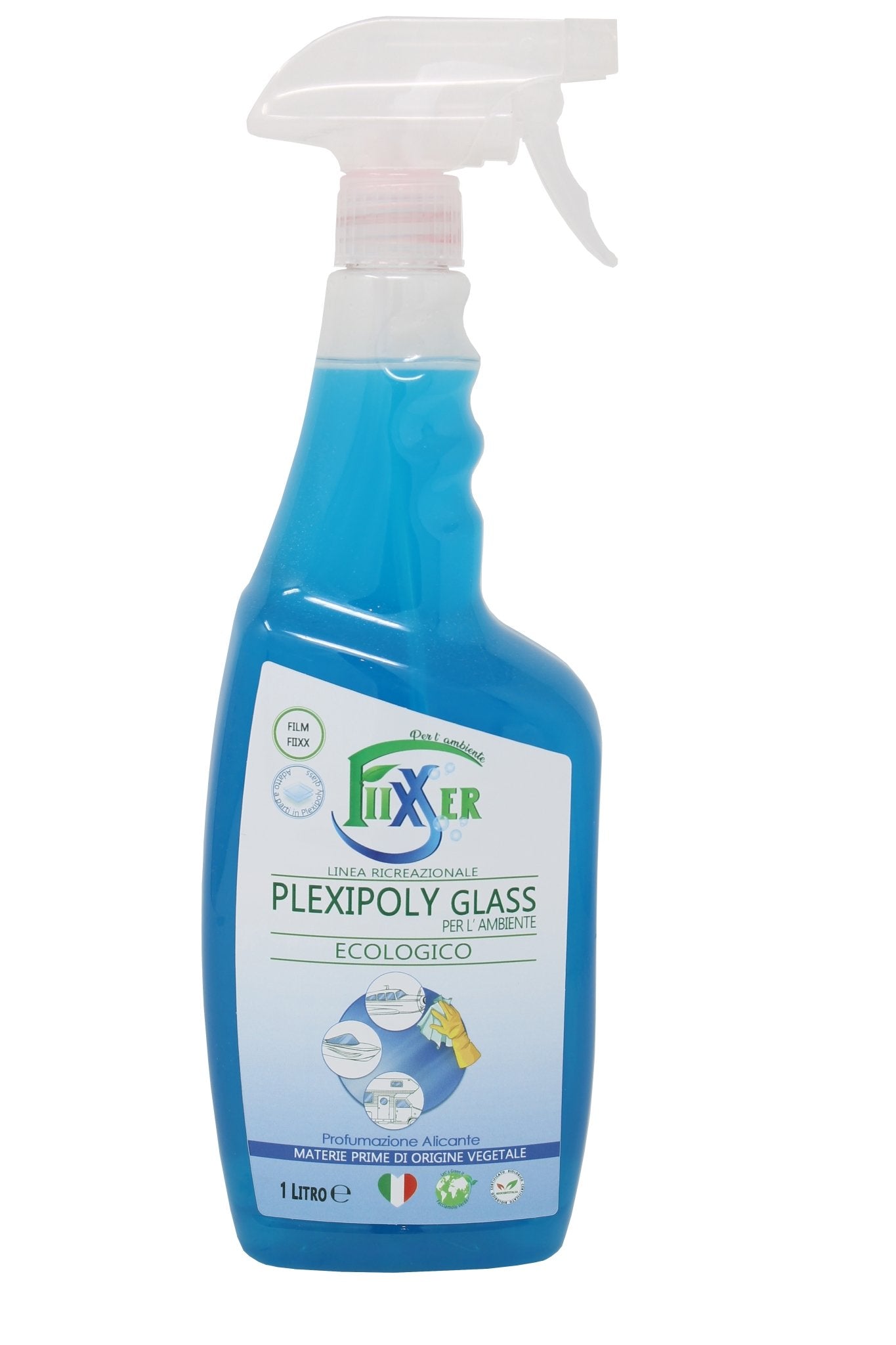 plexipoly glass veicoli ricreazionali alicante Fiixxer detergente ecologico biologico superfici plastica camper barca auto